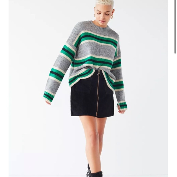 Urban Outfitters Oversized Striped Boyfriend Sweater - Picture 3 of 4